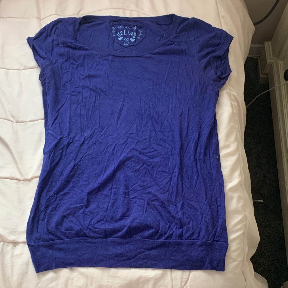 dELiA*s Royal Blue Short Sleeve Tee